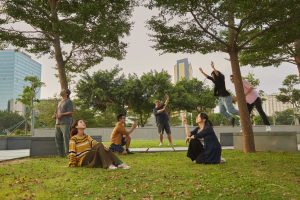 Representatives of local theatre companies create a scene in our grand photo shoot