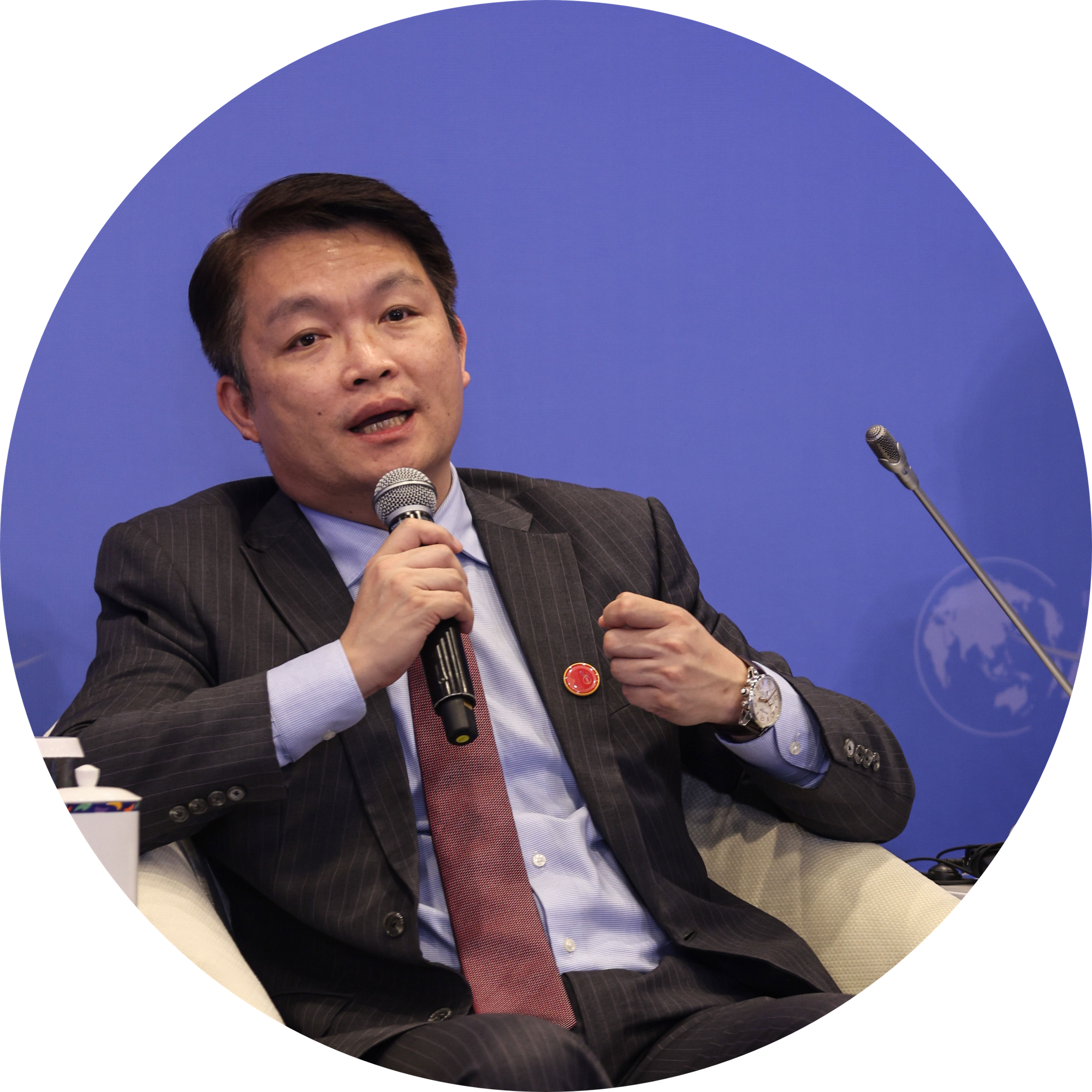 Macao’s Secretary for Economy and Finance, Lei Wai Nong, speaks at the Boao Forum for Asia Annual Conference 2021