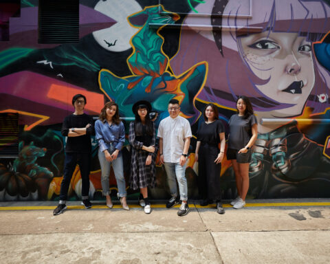 Raymond Nogueira, Vivian Lu, Tramy Lui, Au Chon Hin, Widy Leong, Josephine Lam (from left)