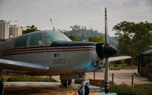 A single-engine plane