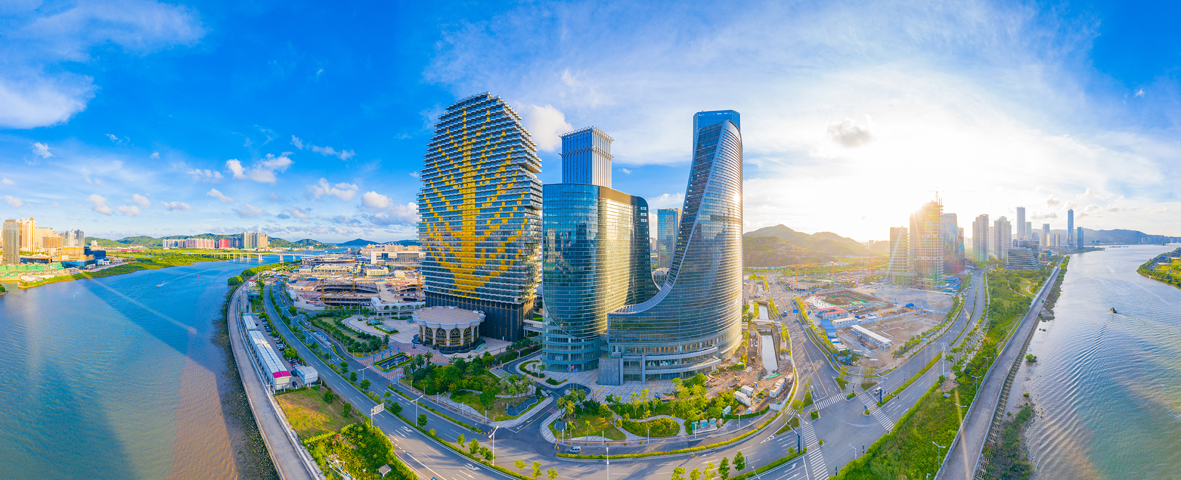 Landscape of Hengqin Free Trade Zone