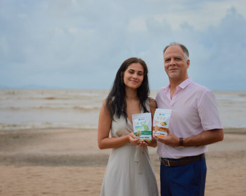 Rui Pereira (right) and his daughter Luana