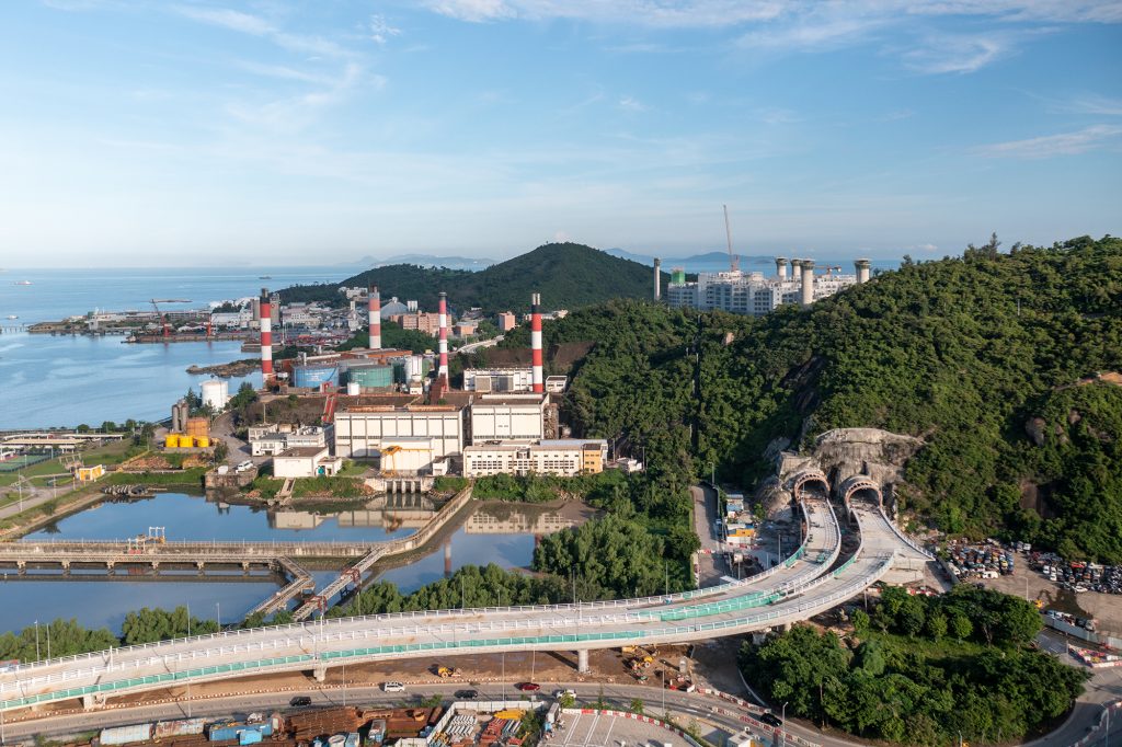 Macao CEM energy plant, second prison, Ka-Ho tunnels