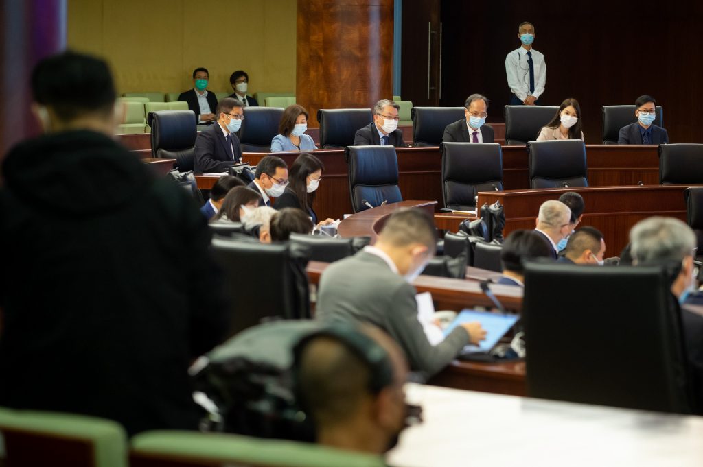 Macao Assembly debating the new bill to amend the 2001 Gaming Industry Law