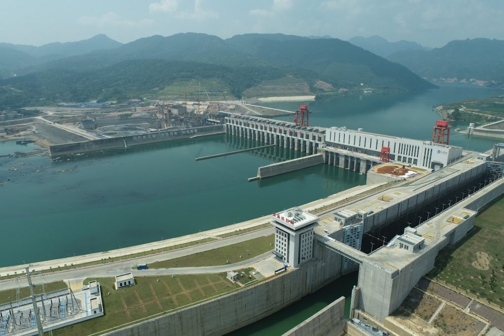 The Datengxia Dam in Guangxi, which is expected to be completed by 2023