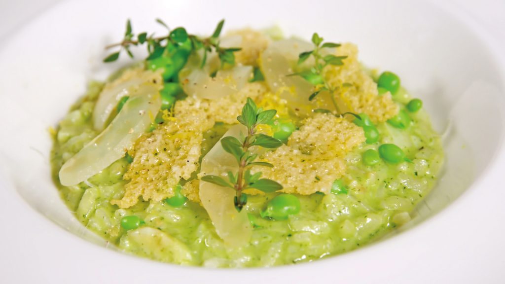 Green-pea-risotto-with-bacalhau-by-Chef-Hans-Rasmussen_E