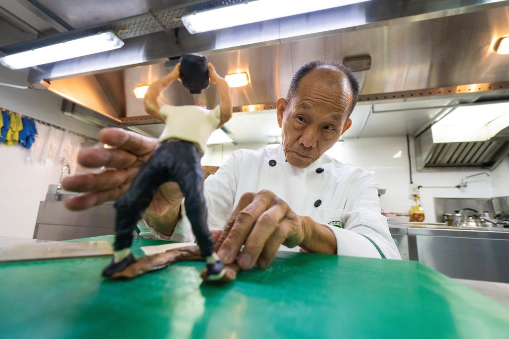 As a chef, Lam first learned how to make dough sculptures as garnishes