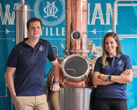 Owl Man co-founders Daniel McAuley and Rebecca Fellini