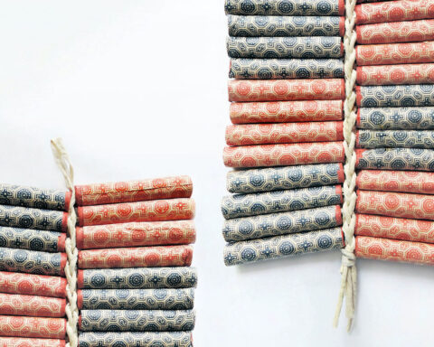 A string of braided firecrackers