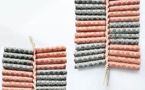 A string of braided firecrackers