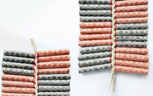 A string of braided firecrackers