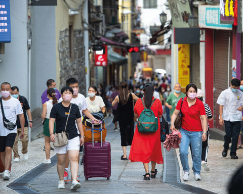 Macao return of tourists