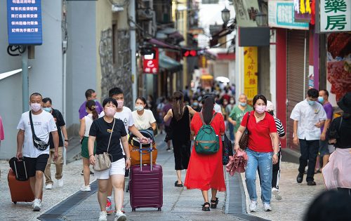 Macao return of tourists