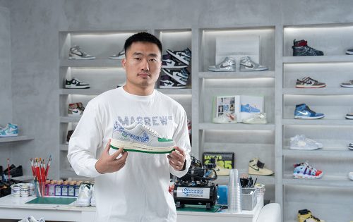 Allen Choi put his stamp on Macao with Maccrew, the city’s first custom sneaker studio