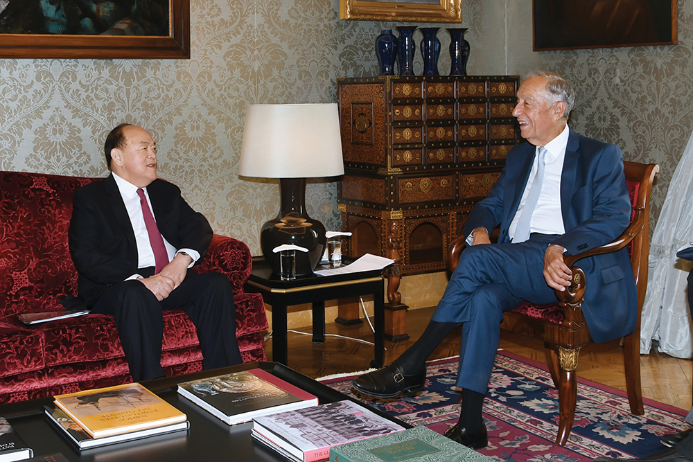 Portuguese President Marcelo Rebelo de Sousa