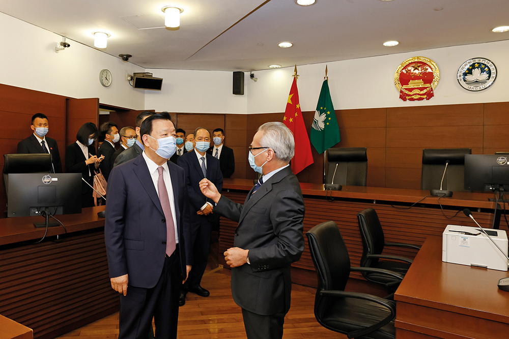 Xia Baolong at the Court of Final Appeal