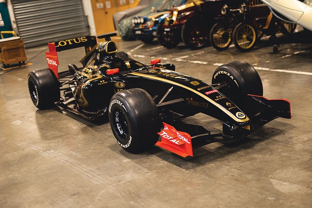 A replica of two-time Formula 1 World Champion Fernando Alonso’s 2011 Renault F1 R31