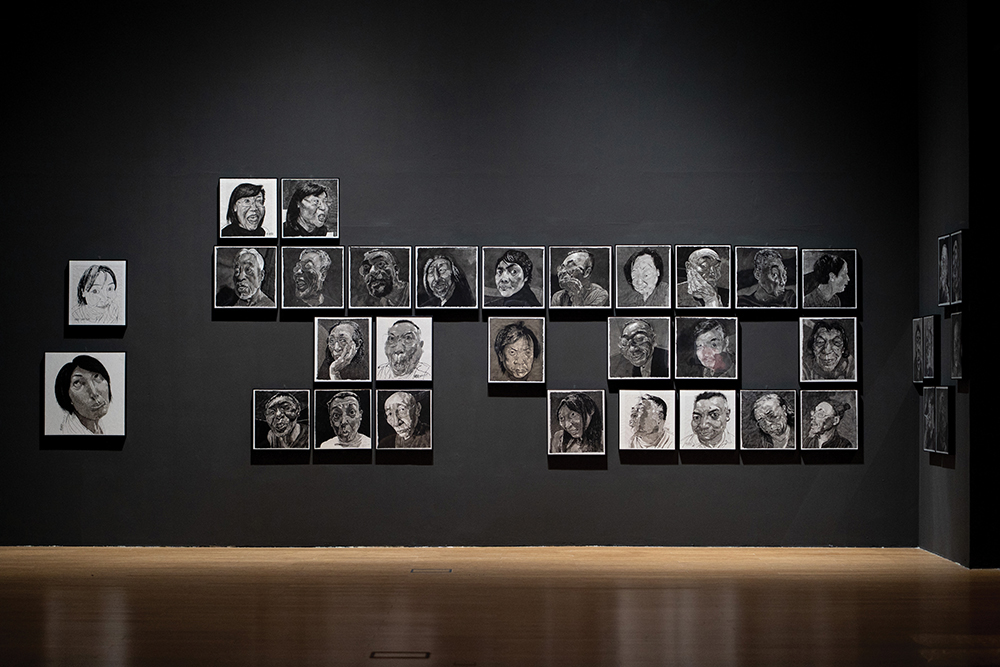 Fang began painting ink portraits of his friends during the pandemic as a way to strengthen their bonds