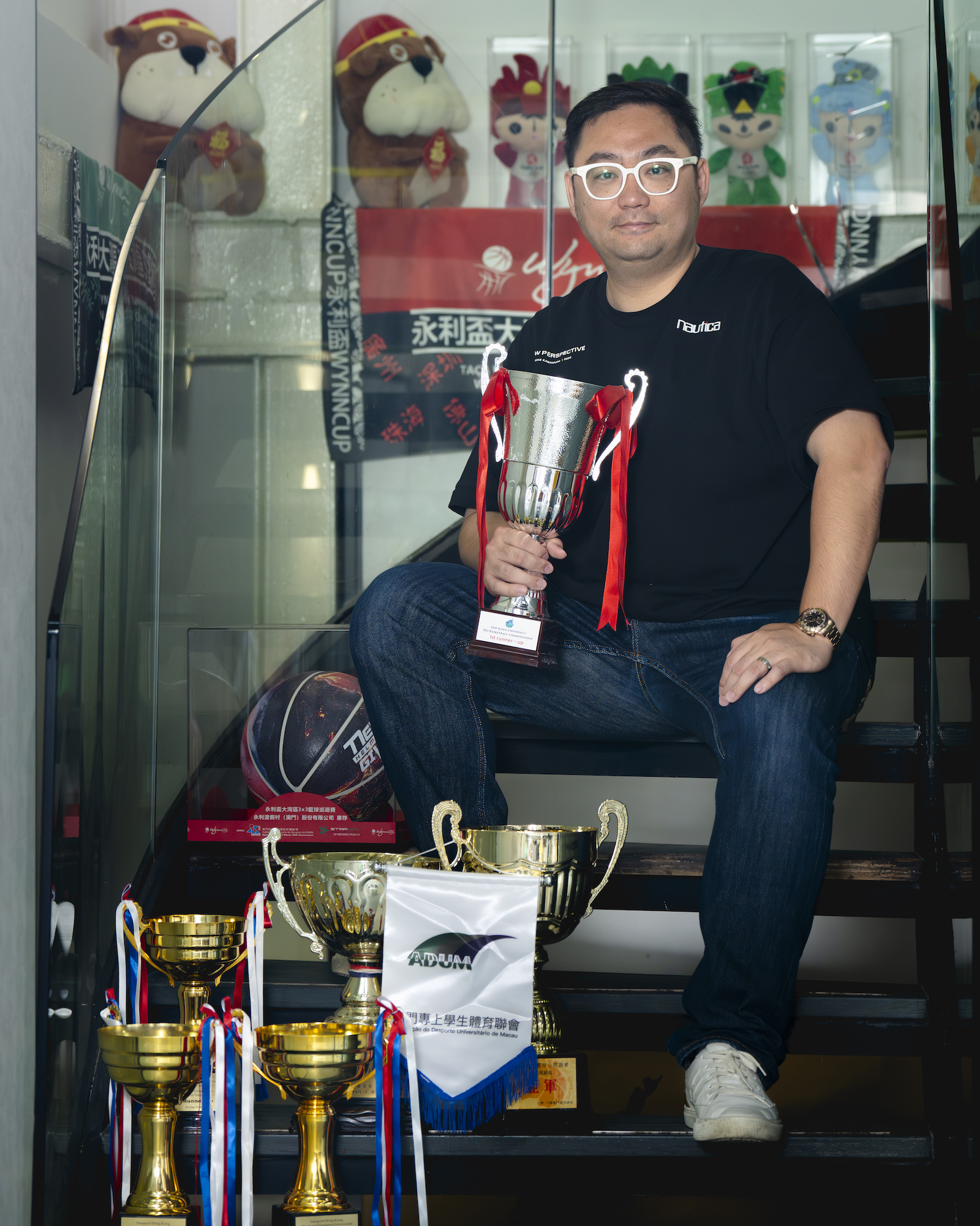 Ryo Lou is the Macau Universitarian Sports Association’s president