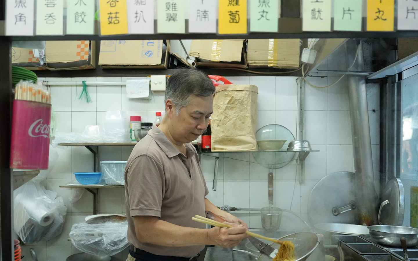 Ao Chi Keong learned to cook as a teen working under his uncle, Mr Yip, the original owner of Ching Kei