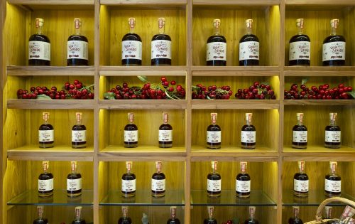 Ginja do Senado honours the sweet Portuguese liqueur ginjinha, a morello cherry-infused brandy
