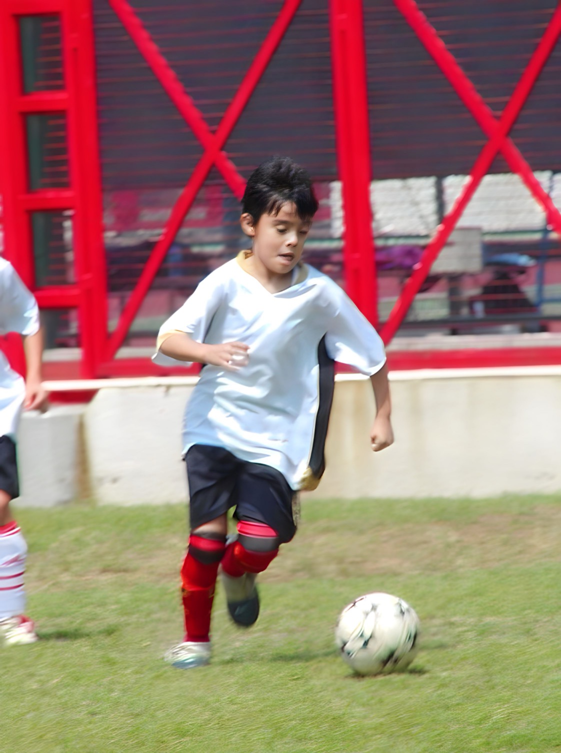 Young Afonso Biscaia training at Benfica Macau’s football academy