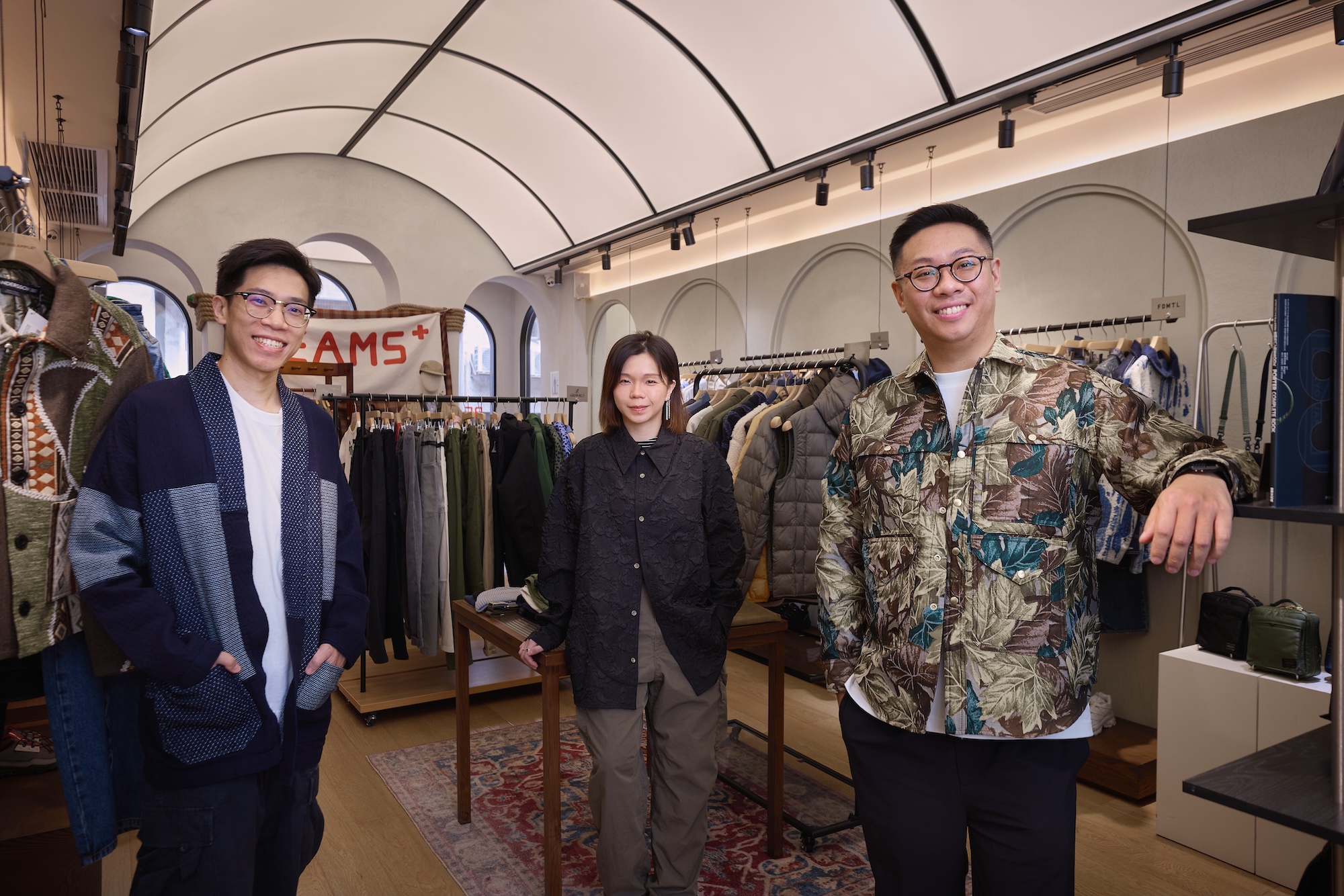 The Big Apple is home to an obsessively curated selection of brands and designers, with its founders (left to right) Jeff Tang, Pinky Hong and Billy Kuok often travelling to hunt for the latest trends streetwear trends