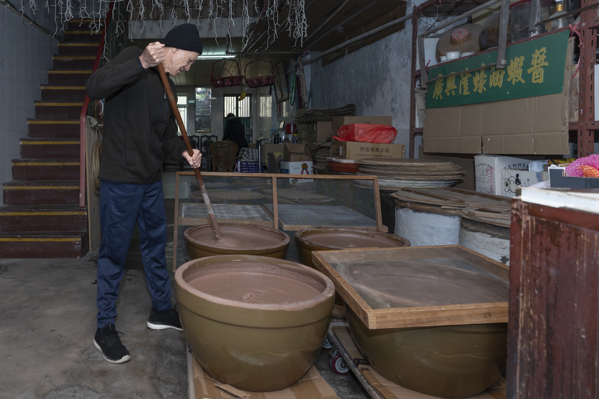 Paolo Pong carries on the long-standing family tradition of hand-making shrimp paste