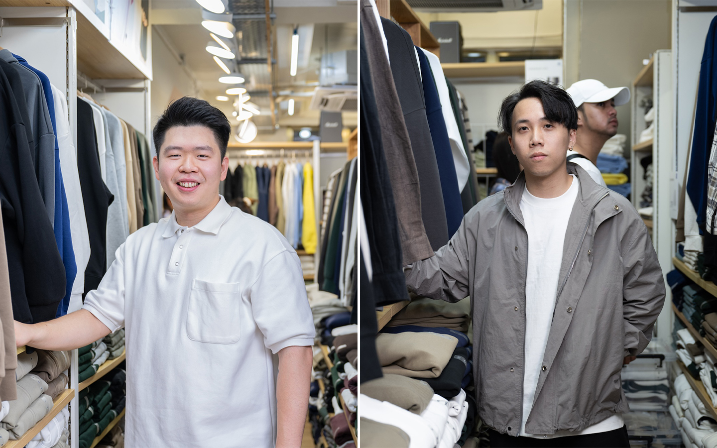 Founded by Ryan Wong (left) and Jack Tam, Pure Zone’s aesthetics is characterised by comfortable, logo-free, monochromatic essentials
