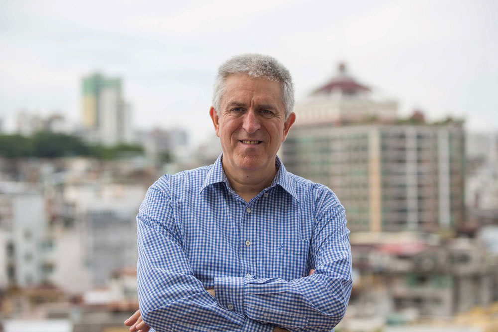 Harald Brüning, director of Macau Post Daily