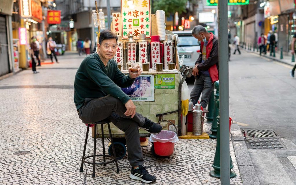 Wong Ping has manned his stall near the Ruins of St Paul’s for nearly 40 years