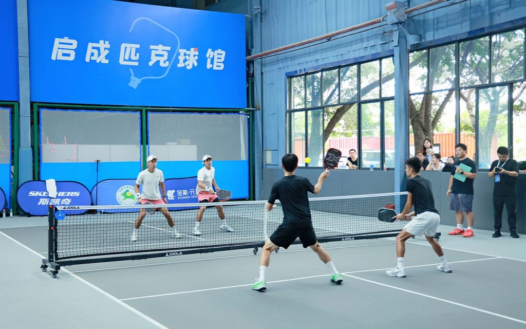 Leung travels almost every week to different parts of China to compete against pickleball pros