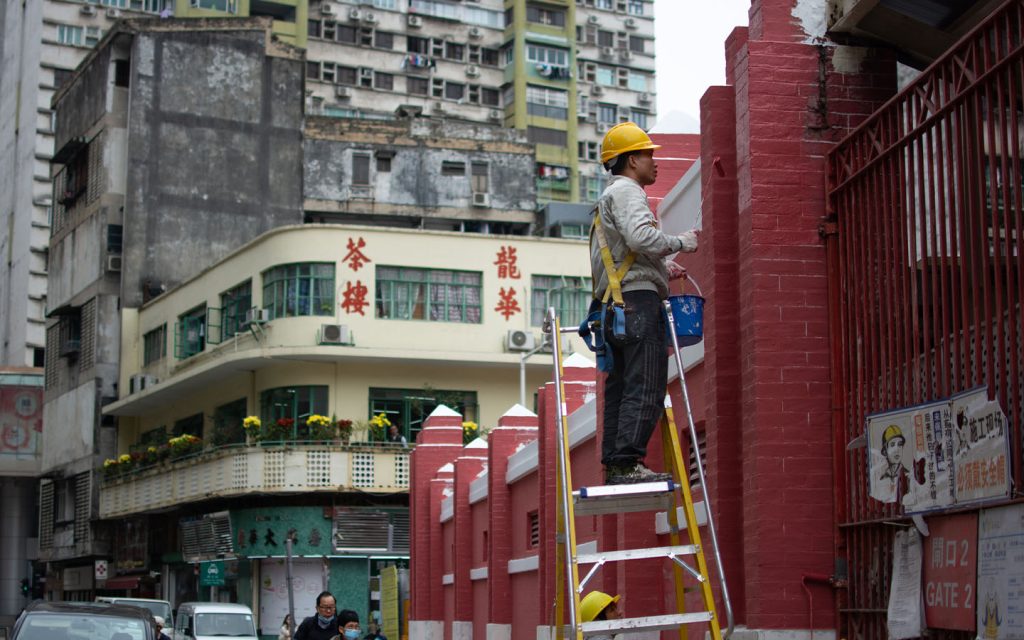 Authorities provided vendors with a temporary location during the two-year renovation process