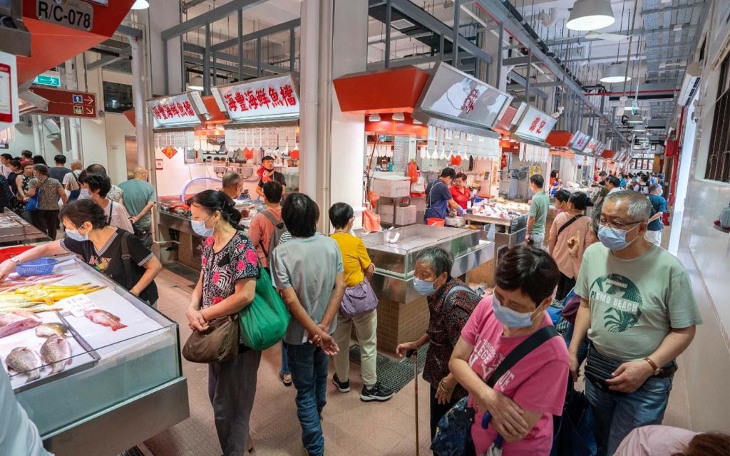 Shoppers were eager to return to the Red Market when it reopened this May