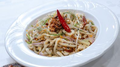 Stir-fried dace noodles are a popular dish at Son Tak Kong