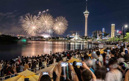 Macao’s international fireworks contest lights up the sky