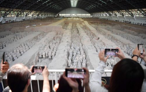 People flock to Xi’an to see the Terracotta Warriors in situ, standing tall in the mausoleum’s excavation pits