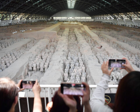 People flock to Xi’an to see the Terracotta Warriors in situ, standing tall in the mausoleum’s excavation pits
