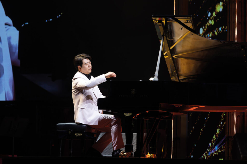 The city also draws in creative talents with acts ranging from Chinese pianist Lang Lang (pictured) to K-pop groups and US retro-soul star Bruno Mars