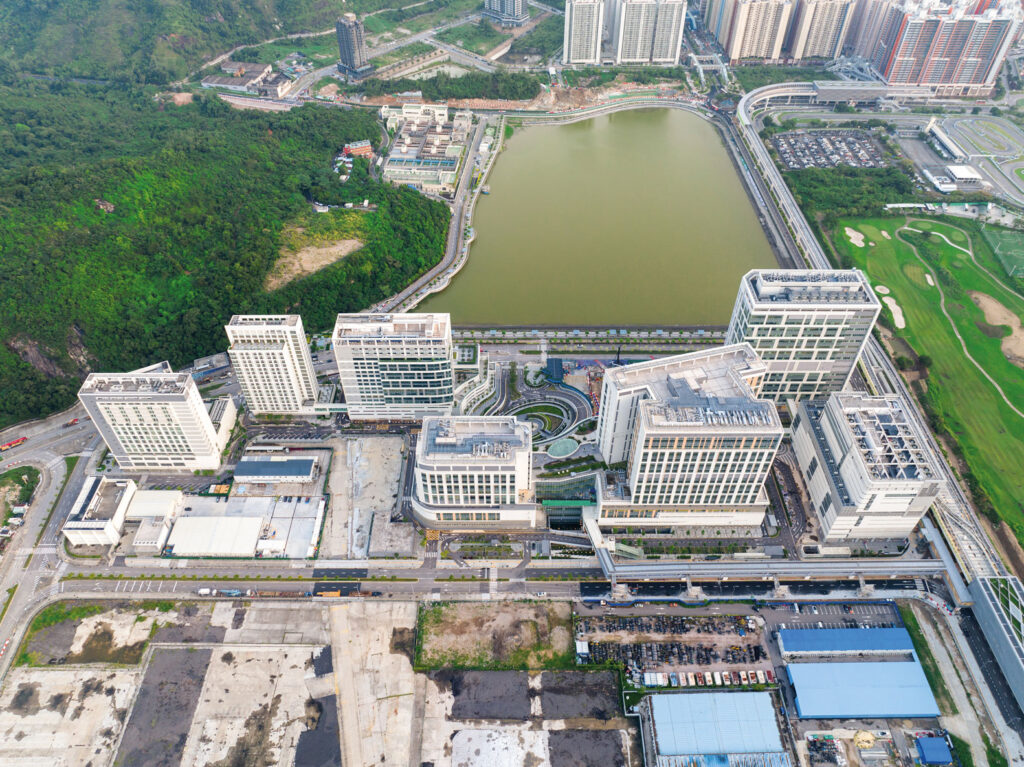 Macao Union Hospital, seen from above