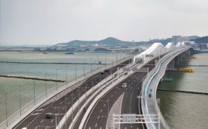 This year saw the completion of the fourth Macao-Taipa crossing, known simply as Macao Bridge