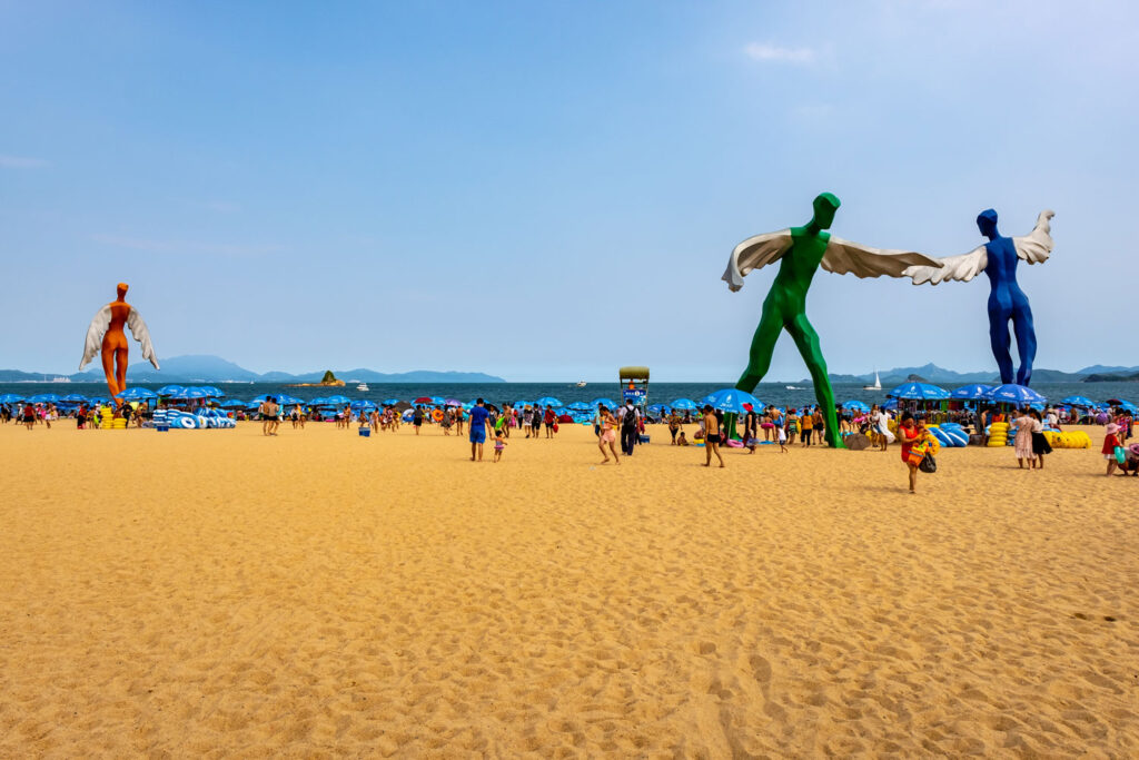 Shenzhen has no shortage of beaches, but few can match the spectacle of Dameisha Beach Park