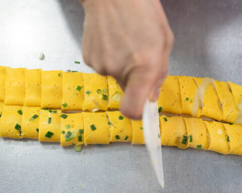 Lam’s on-the-fly recipe for egg rice rolls unexpectedly became his most popular order – earning him praise from from foodies around the world