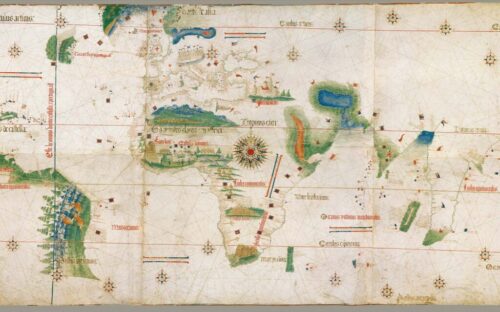 Cantino Planisphere in 1502 is the earliest known map displaying Portuguese discoveries in the east and the west Cantino Planisphere in 1502 is the earliest known map displaying Portuguese discoveries in the east and the west
