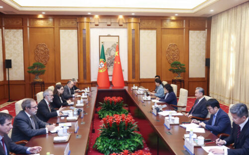 Member of the Political Bureau of the CPC Central Committee and Minister of Foreign Affairs Wang Yi holds the second China-Portugal strategic dialogue at the foreign ministers’ level with Portugal’s Minister of State and Foreign Affairs Paulo Rangel in Beijing Member of the Political Bureau of the CPC Central Committee and Minister of Foreign Affairs Wang Yi holds the second China-Portugal strategic dialogue at the foreign ministers’ level with Portugal’s Minister of State and Foreign Affairs Paulo Rangel in Beijing