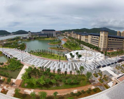 The University of Macau’s current Hengqin campus is spacious, flat and green, in stark contrast with the cramped premises it once occupied in Taipa