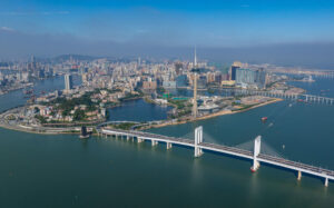 Macao’s unique Sino-Luso history, strategic location within the Guangdong-Hong Kong-Macao Greater Bay Area and relationship with neighbouring Hengqin island are contributing to its economic growth Macao’s unique Sino-Luso history, strategic location within the Guangdong-Hong Kong-Macao Greater Bay Area and relationship with neighbouring Hengqin island are contributing to its economic growth