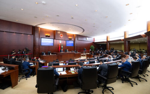 The Policy Address took place within Macao’s Legislative Assembly The Policy Address took place within Macao’s Legislative Assembly