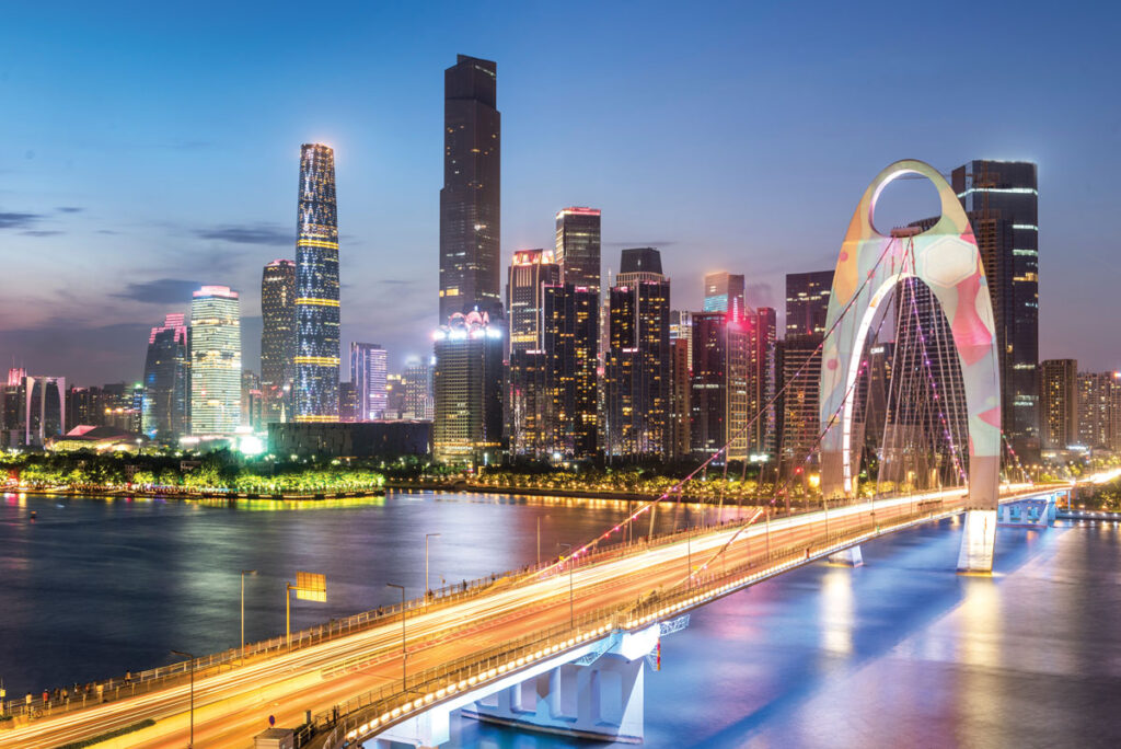 Guangdong Province’s capital, Guangzhou, is a major economic hub within the Greater Bay Area