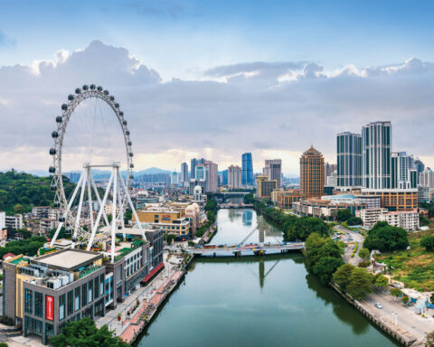 Straddling the Qijiang River, Zhongshan is home to 4.5 million people and a number of important manufacturing sectors